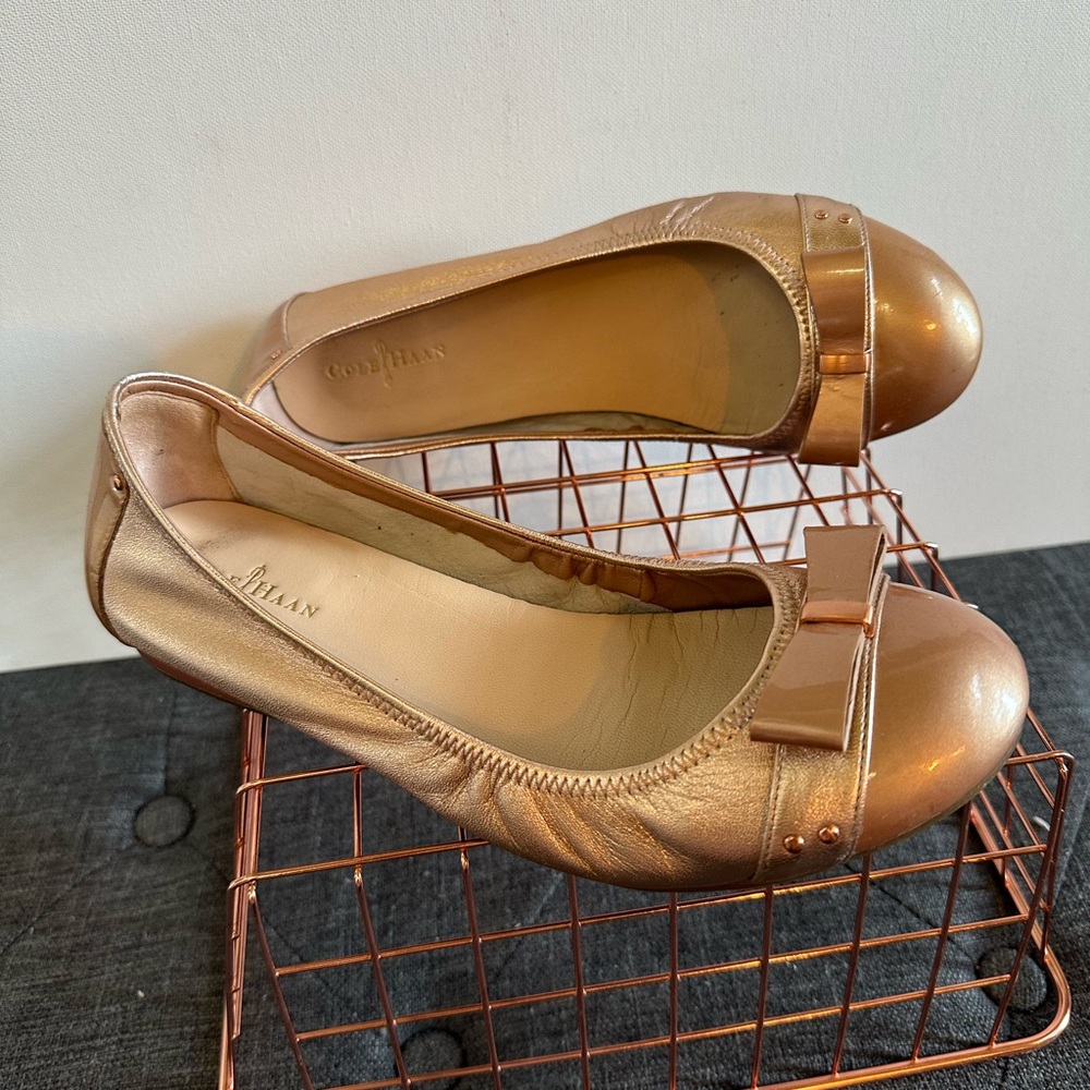 Cole Haan • Rose Gold Ballet Flats